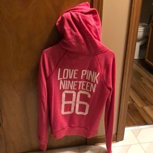 PINK Victoria’s Secret fleece zip up jacket